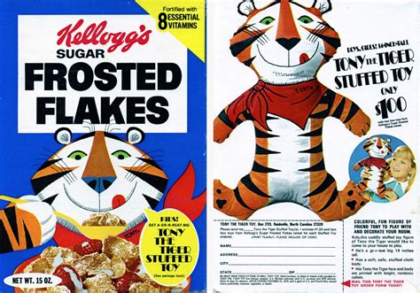 old frosted flakes box